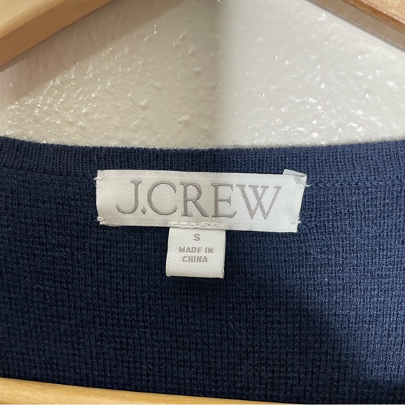 J. Crew | Giselle Sweater Blazer, Merino Wool Blend, Navy Blue, Small - Picture 8 of 15